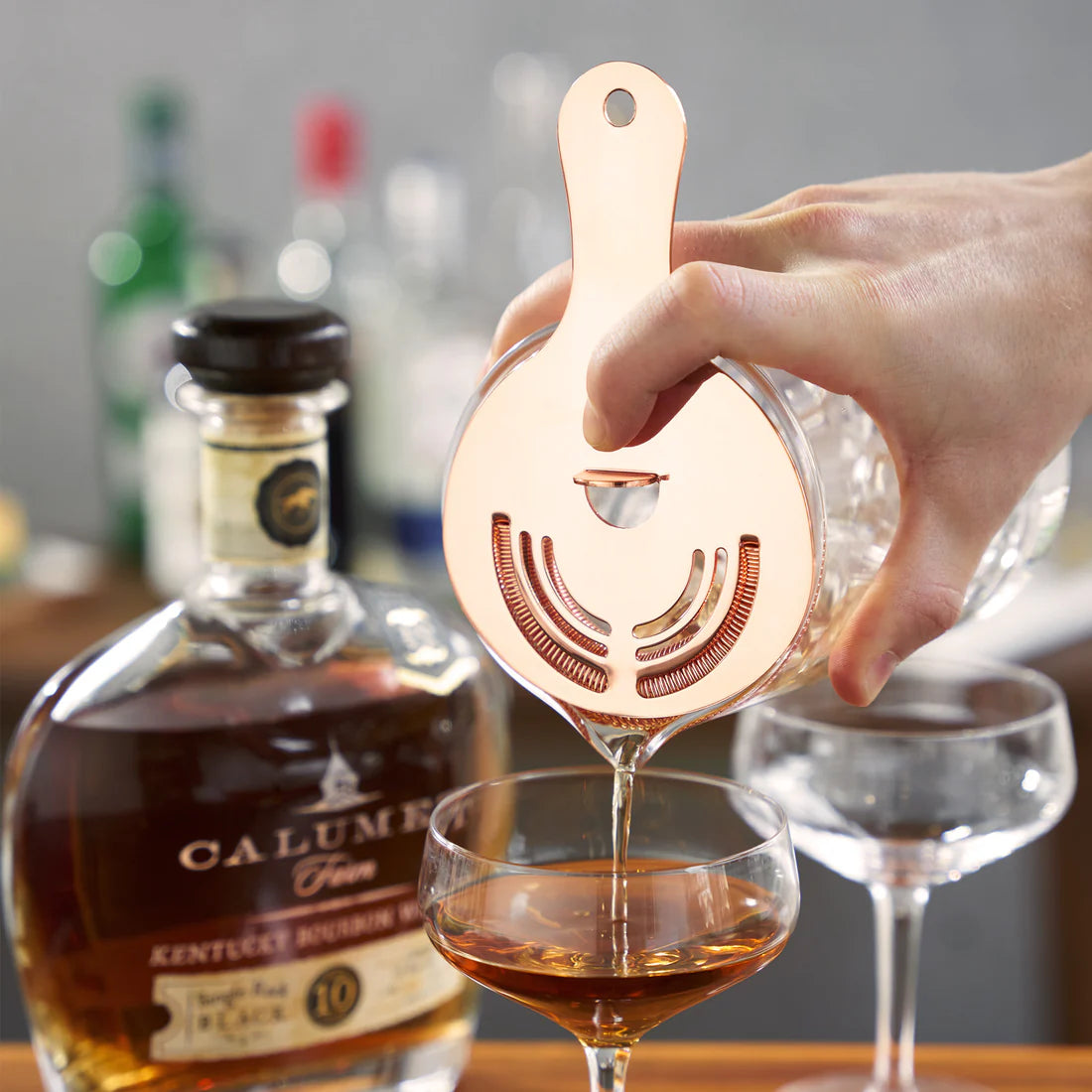 Viski - Copper Hawthorne Strainer (1CT)
