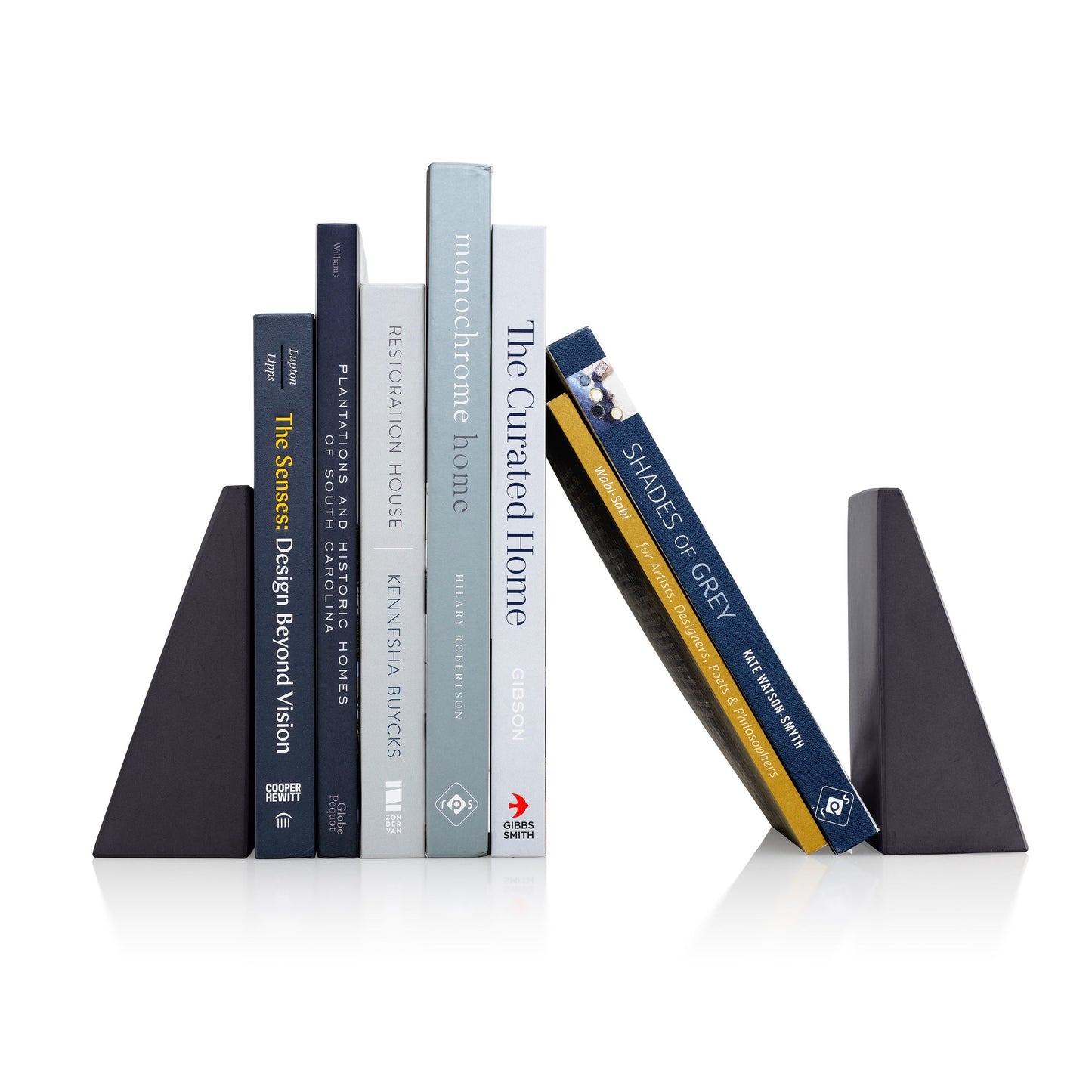 Concrete Angular Bookends: Charcoal